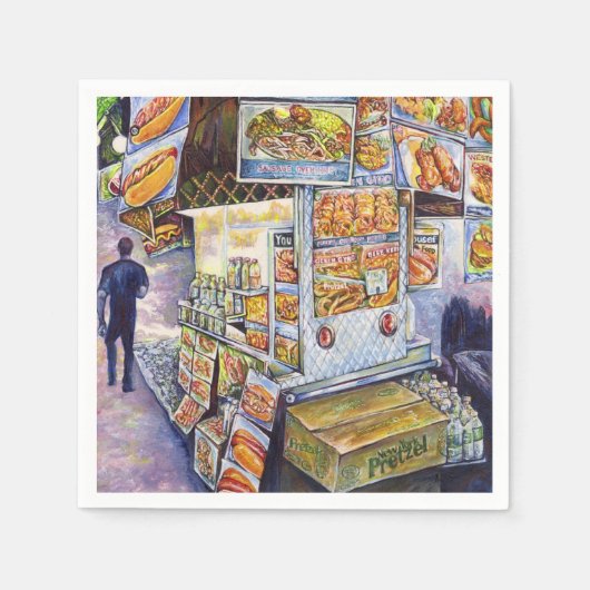 並外れた芸術的ワークロード スタンダードカクテルナプキン (正面)