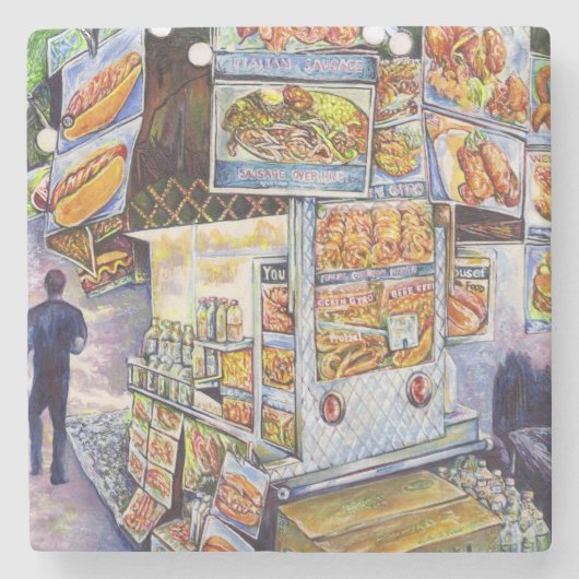 並外れた芸術的ワークロード ストーンコースター (正面)