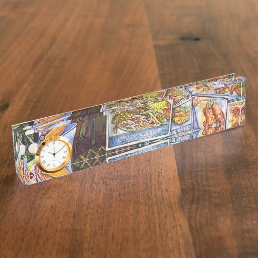 並外れた芸術的ワークロード デスクネームプレート (側面)