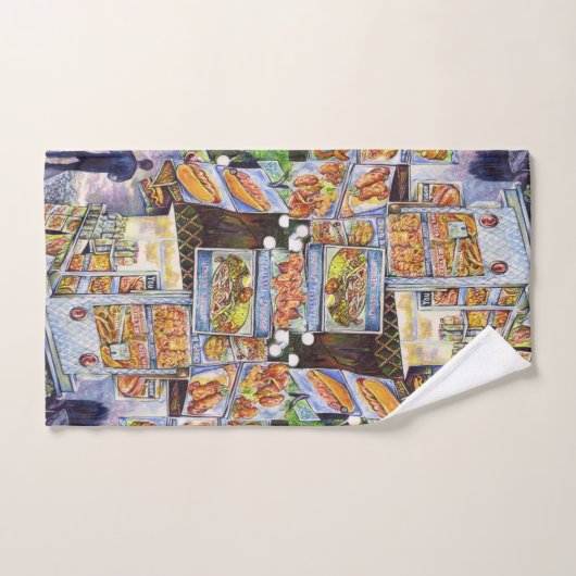 並外れた芸術的ワークロード バスタオルセット (ハンドタオル)