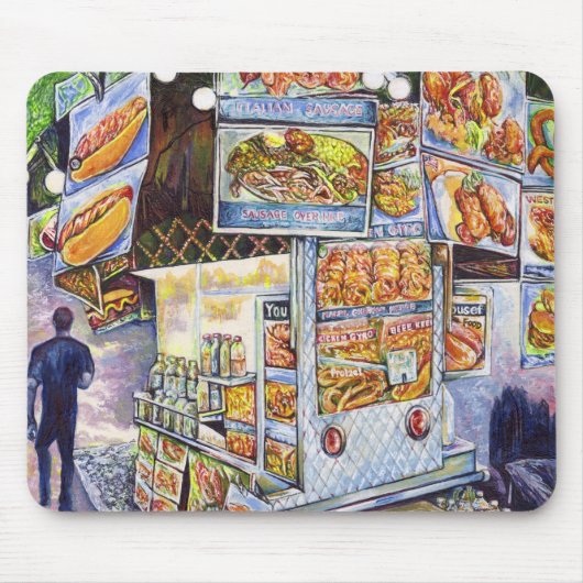 並外れた芸術的ワークロード マウスパッド (正面)