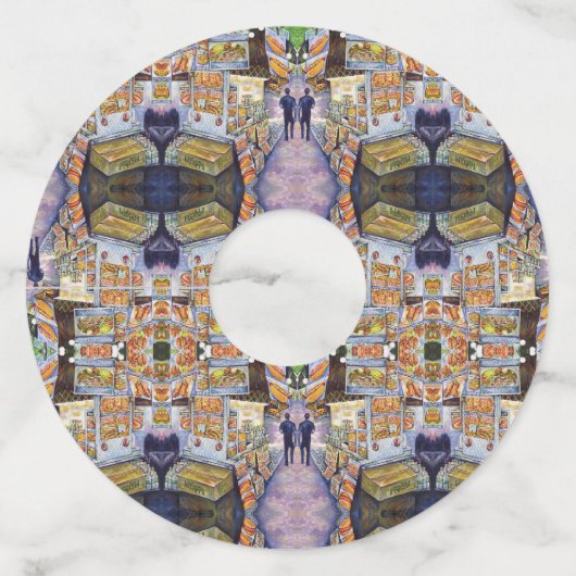 並外れた芸術的ワークロード ワイングラスタグ (裏面)