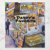 並外れた芸術的ワークロード ワインラベル (シングルラベル)