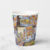 並外れた芸術的ワークロード 紙コップ (裏面)