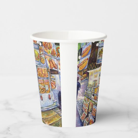 並外れた芸術的ワークロード 紙コップ (左)