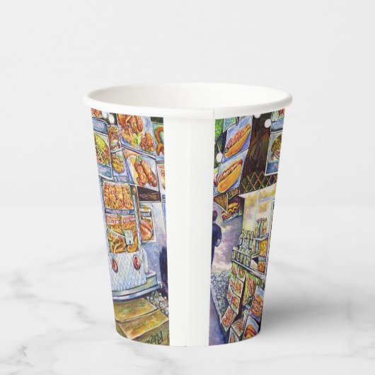 並外れた芸術的ワークロード 紙コップ (右)