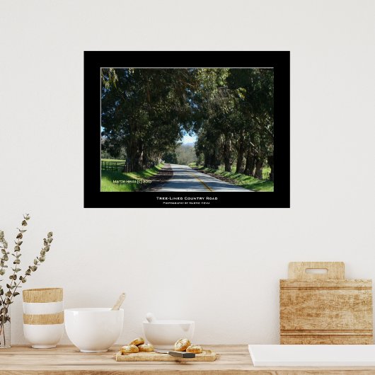 「並木道」 ポスター (キッチン)