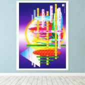 並置された キャンバスプリント (インサイチュ (ウッドフロア))