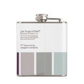 並置ビニール包まれたフラスコ フラスク (裏面)