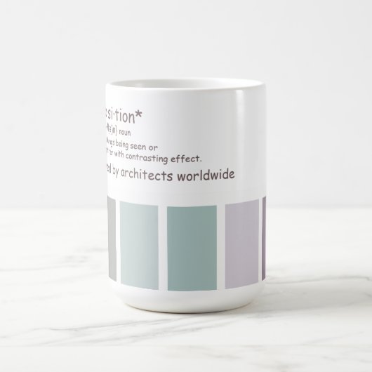 並置定義 コーヒーマグカップ (中央)