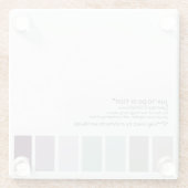 並置 ガラスコースター (裏面)