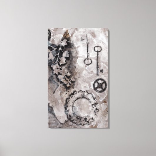 並置II キャンバスプリント (正面)