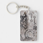 並置II キーホルダー (正面)