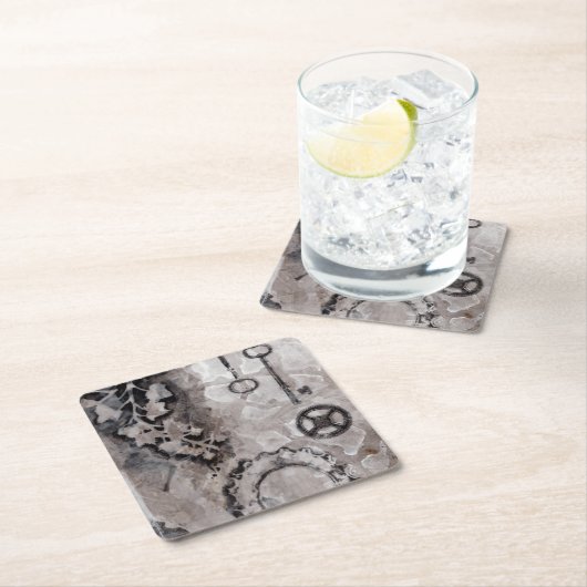 並置II スクエアペーパーコースター (インサイチュ)