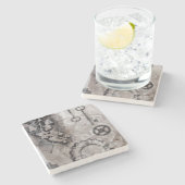 並置II ストーンコースター (横)