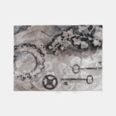 並置II フリースブランケット (正面(横))