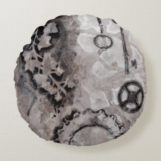 並置II ラウンドクッション (正面)