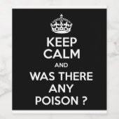 中おもしろいの毒についてのワインラベル… ワインラベル (シングルラベル)