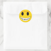 中かっこ好き ラウンドシール (バッグ)