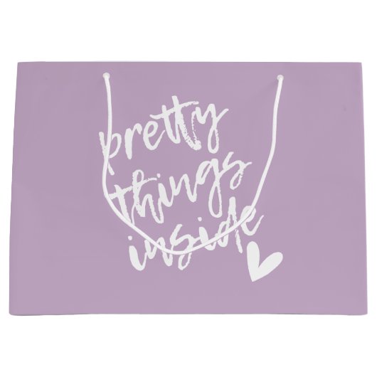 中かわいらしの物モダン書 ラージペーパーバッグ (正面)