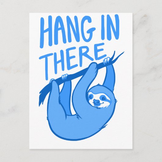 中つるのナマケモノ ポストカード (正面)