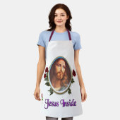 中にイエス エプロン (着用した状態)
