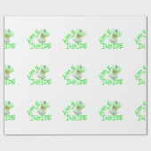 中にリンゴ ラッピングペーパー (フラット)