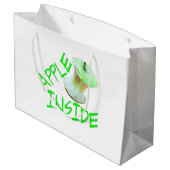 中にリンゴ ラージペーパーバッグ (裏面アングル)