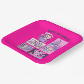 中に死んだがまだ可愛いハロウィーン ペーパープレート (傾斜あり)