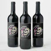 中に死んだがイースタースカルのコーヒー卵 ワインラベル (ボトル)