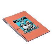 中に死んでいるがカフェイン入りコーヒー愛のスケルトン ノートブック (右側)