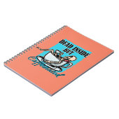 中に死んでいるがカフェイン入りコーヒー愛のスケルトン ノートブック (左側)