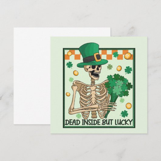 中に死んでいるが幸運なSt patricks (正面/裏面)