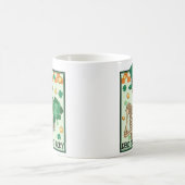 中に死んでいるが幸運なSt patricks コーヒーマグカップ (中央)