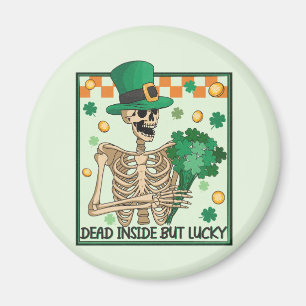 中に死んでいるが幸運なSt patricks マグネット