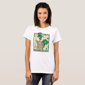 中に死んでいるが幸運なSt patricks Tシャツ (正面フル)