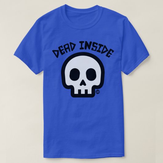 中に死んでいる Tシャツ (デザイン正面)