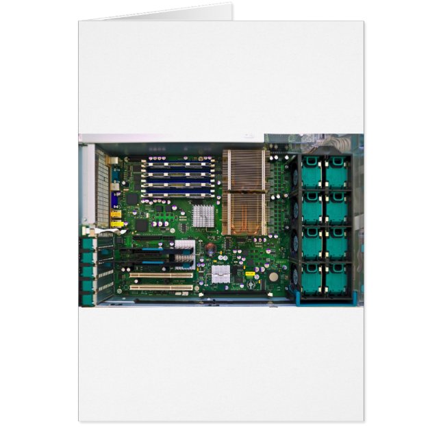 中のサーバ・コンピュータ (正面)