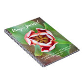 中のチューリップの祈りの言葉ジャーナル ノートブック (右側)