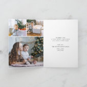 中の写真が付いているお祝いの知らせ|の休日カード シーズンカード (内部)