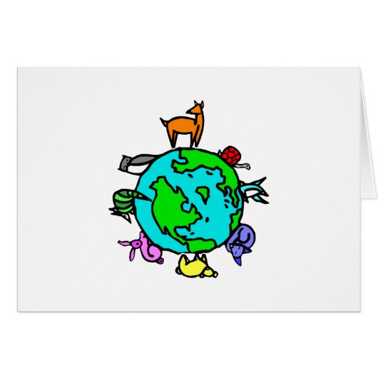 中の動物空白の惑星 (正面横)