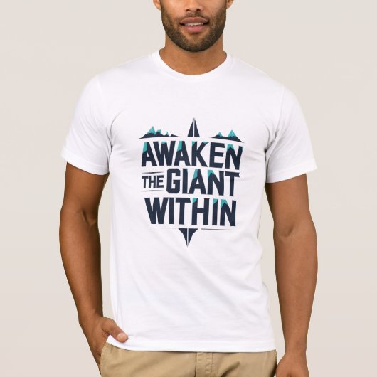 中の巨人を目覚めさせる Tシャツ (正面)