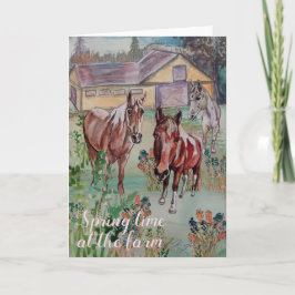 中の農園での春の時#2 招待状