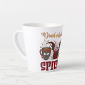 中は死んでいるがスパイス カフェラテマグ (左アングル)