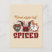 中は死んでいるがスパイス ポストカード (正面)