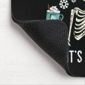 中は死んでいるが、そのクリスマススケルトンコーヒークリスマス マウスパッド (コーナー)