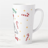 中は死んでるが、それはクリスマス17ozラテマグカップ カフェラテマグ (右)