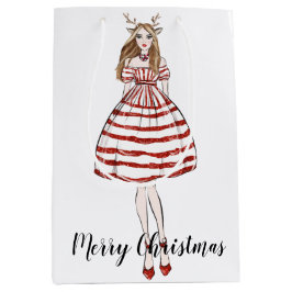 中クリスマス抱き枕 ミディアムペーパーバッグ