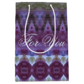 中サイズの任意の大事な行事デザイナ抱き枕 ミディアムペーパーバッグ (正面)