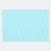 中ターコイズのハート結婚リンク婚約 ラッピングペーパーシート (正面2)